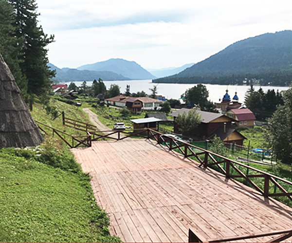 The Ethnopark by Lake Teletskoye